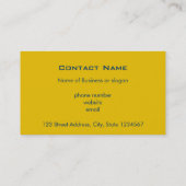 Zen-Meditationsteine und Ahornmassage-Blätter Visitenkarte (Rückseite)