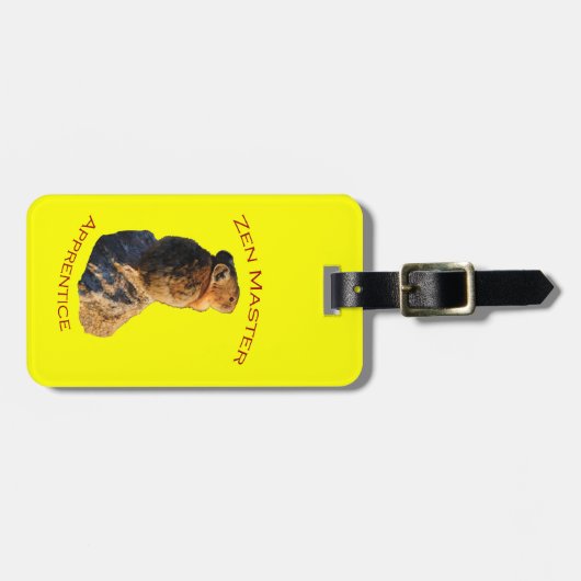 Zen-Meister Gepäckanhänger (Vorderseite horizontal)