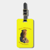 Zen-Meister Gepäckanhänger (Vorderseite vertikal)