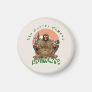 Zen-Meister-Moment Namaste - Bigfoot-Meditation Magnet