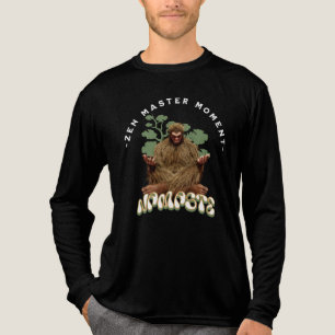 Zen-Meister-Moment Namaste - Bigfoot-Meditation Tri-Blend Shirt