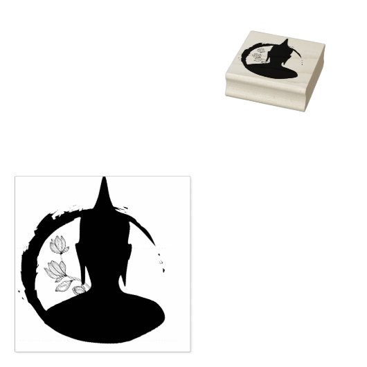 Zen Mindfulness Coach Gummistempel (Stempel)