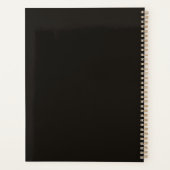 Zen Minimalist Daily Planner for Peace & Encourage Planer (Rückseite)