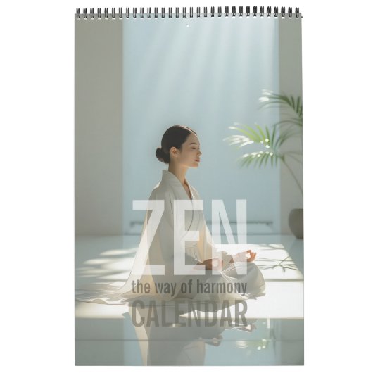 Zen Minimalist Wall Kalender (Titelbild)