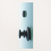Zen Minimalistisch Calming Stones Yogamatte (Vorderseite)