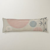 Zen Minimalistisch Design Seitenschläferkissen (Rückseite)