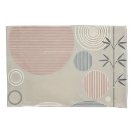 Zen Minimalistisch Pillowcase - Asiatische Eleganz Kissenbezug