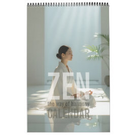 Zen-Minimalistischer Wandkalender