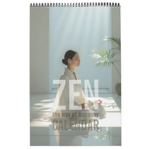 Zen-Minimalistischer Wandkalender