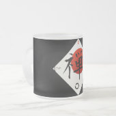 Zen mit Ensō Kreis #1 Kaffeetasse (Vorderseite Links)