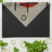 Zen mit Ensō Kreis #2 Handtuch (Gefaltet)