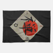 Zen mit Ensō Kreis #2 Handtuch (Horizontal)