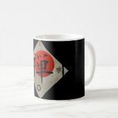 Zen mit Ensō Kreis #2 Kaffeetasse (VorderseiteRechts)