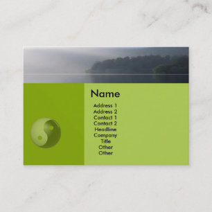 Zen mit Yin-Yang Visitenkarte