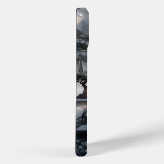 Zen Modern: Where Mist Meets Minimalism Case-Mate iPhone Hülle (Rückseite / Rechts)