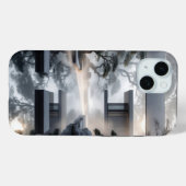 Zen Modern: Where Mist Meets Minimalism Case-Mate iPhone Hülle (Rückseite (Horizontal))