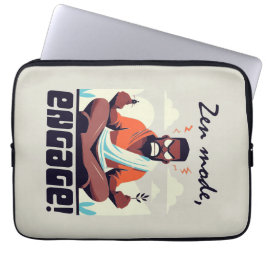 Zen-Modus, Engage! ⚡ Erwachsene ist ein Glitch Laptopschutzhülle