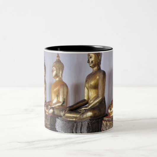 Zen Mok Thaise Buddha's Zweifarbige Tasse (Mittel)