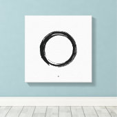 Zen Moment Nr. 4 Leinwand (Insitu (Holzboden))