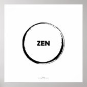 Zen Moment Nr. 7 Poster (Vorne)