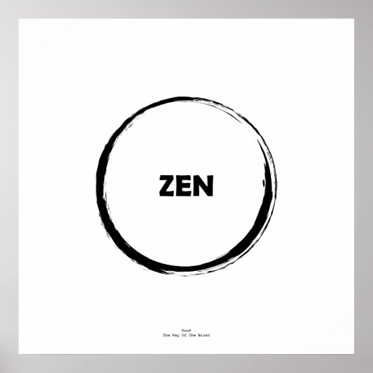 Zen Moment Nr. 7 Poster (Vorne)