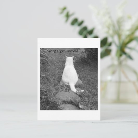 Zen-Moment Postkarte (Stehend Vorderseite)