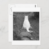 Zen-Moment Postkarte (Vorne/Hinten)