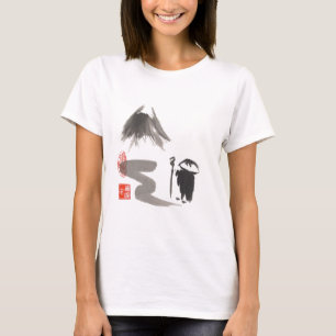 Zen-Mönch auf Reise T-Shirt