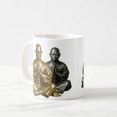 Zen-Mönche Kaffeetasse (Vorderseite Links)