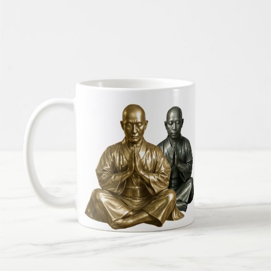 Zen-Mönche Kaffeetasse (Links)