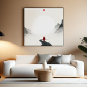 Zen Monk Wine tasting in der Fattoria Moncucchetto Poster