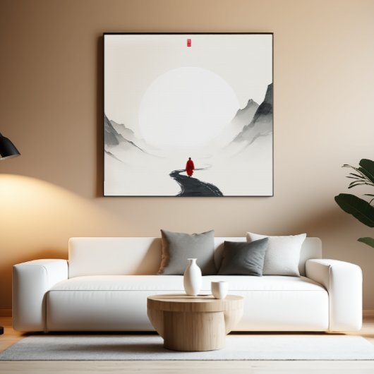 Zen Monk Wine tasting in der Fattoria Moncucchetto Poster