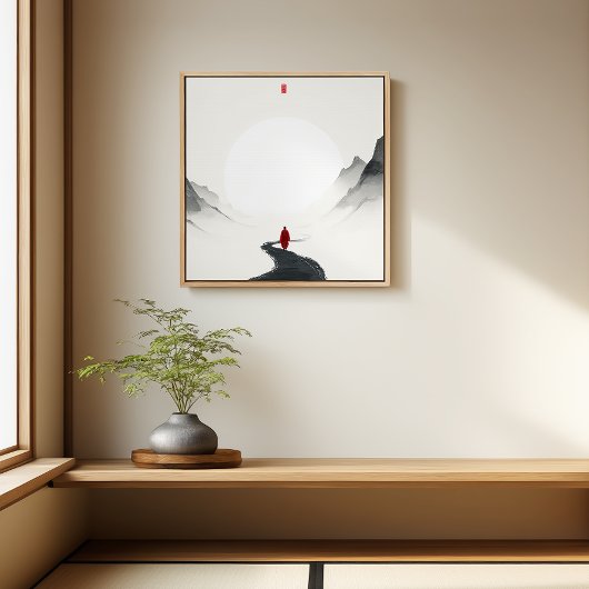 Zen Monk Wine tasting in der Fattoria Moncucchetto Poster