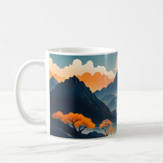 Zen Mountain Sunrise Tasse