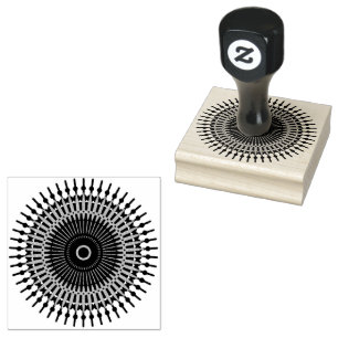 Zen-Muster Gummistempel