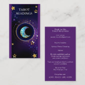 Zen Mystical Tarot Spirale Visitenkarte (Vorne/Hinten)