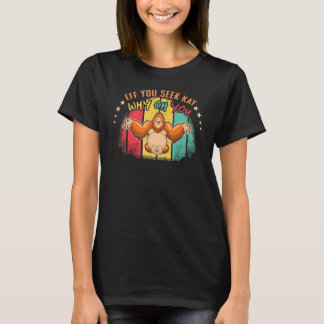 Zen Namaste Tier-Meditation Warum Du Affe Pilat T-Shirt