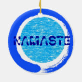 Zen Namaste - Yoga Xmas Ornamente (Hinten)