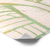 Zen neatral Ton Gold Elefant Yoga Liebhaber Wand K Poster (Ecke)