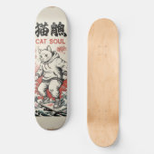 ZEN NEKO Skateboard Art – Japanese Spirit (Vorderseite)