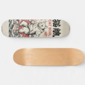ZEN NEKO Skateboard Art – Japanese Spirit (Horizontal)