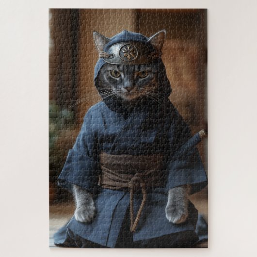 Zen Ninja Cat Puzzle (Vertikal)