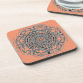 Zen Octa Glyph Dusk Untersetzer (Linke Seite)