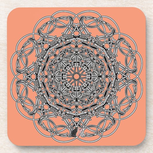 Zen Octa Glyph Dusk Untersetzer (Vorderseite)