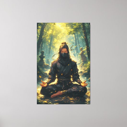 Zen of the Shadow Warrior Leinwanddruck (Vorderseite)