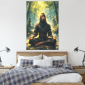 Zen of the Shadow Warrior Leinwanddruck (Insitu (Schlafzimmer))