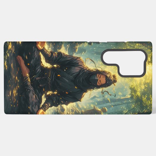 Zen of the Shadow Warrior Samsung Galaxy Hülle (Rückseite (Horizontal))