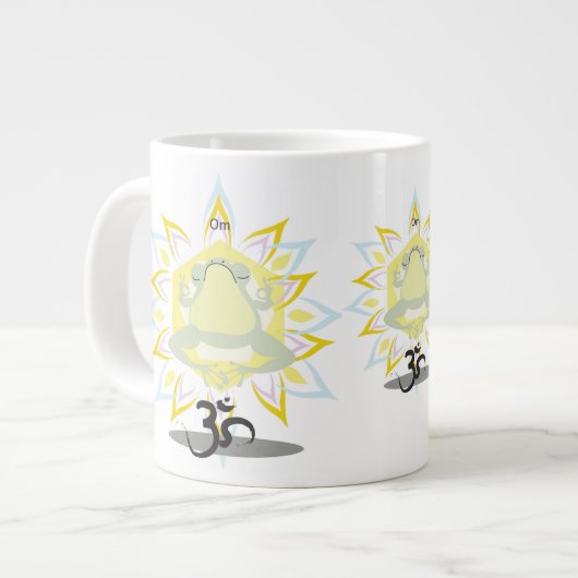 Zen Om Frog~Spezial-Tasse Jumbo-Tasse (Vorderseite Links)