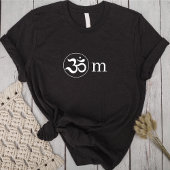 Zen Om Minimalistisch Black T - Shirt