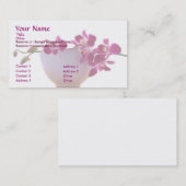 Zen-Orchideen-Visitenkarte Visitenkarte (Vorne/Hinten)